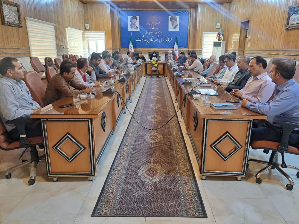 جلسه هماهنگی تشییع پیکر شهید دلایی میلان در پلدشت