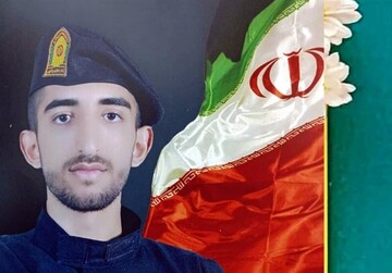 تشییع شهید مدافع امنیت در پارسیان