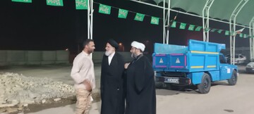 بازدید میدانی امام جمعه اهوز از وضعیت خدمت‌دهی به زائران اربعین در چذابه + تصاویر