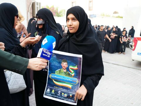 تصاویر/ تشییع شهید مدافع امنیت در عسلویه