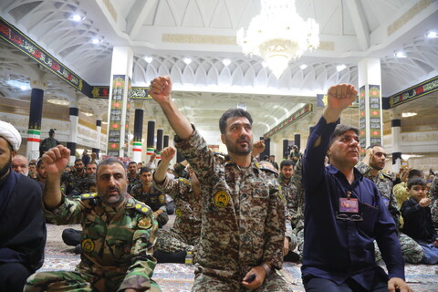 تصاویر / آئین گرامیداشت یاد و خاطره سی و پنج شهید نیروی پدافندهوایی/هفت شهید گروه پدافندهوایی حضرت معصومه(س)