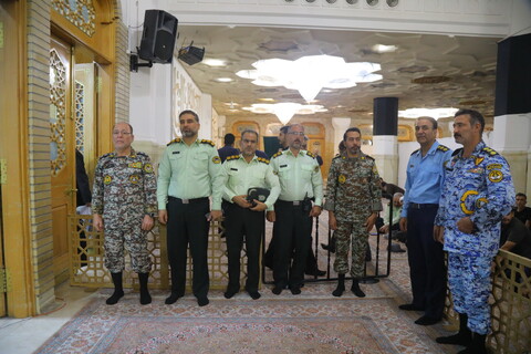 تصاویر / آئین گرامیداشت یاد و خاطره سی و پنج شهید نیروی پدافندهوایی/هفت شهید گروه پدافندهوایی حضرت معصومه(س)