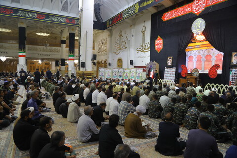 تصاویر / آئین گرامیداشت یاد و خاطره سی و پنج شهید نیروی پدافندهوایی/هفت شهید گروه پدافندهوایی حضرت معصومه(س)