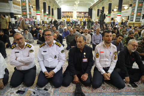 تصاویر / آئین گرامیداشت یاد و خاطره سی و پنج شهید نیروی پدافندهوایی/هفت شهید گروه پدافندهوایی حضرت معصومه(س)