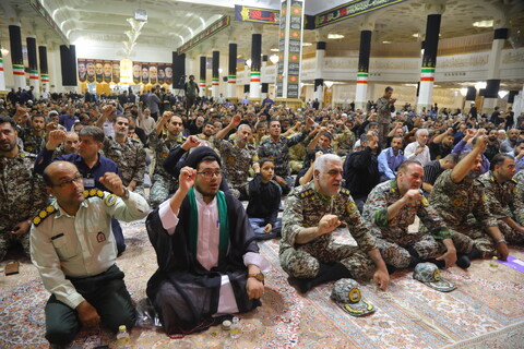 تصاویر / آئین گرامیداشت یاد و خاطره سی و پنج شهید نیروی پدافندهوایی/هفت شهید گروه پدافندهوایی حضرت معصومه(س)