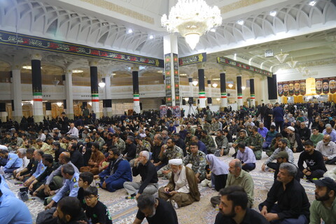 تصاویر / آئین گرامیداشت یاد و خاطره سی و پنج شهید نیروی پدافندهوایی/هفت شهید گروه پدافندهوایی حضرت معصومه(س)