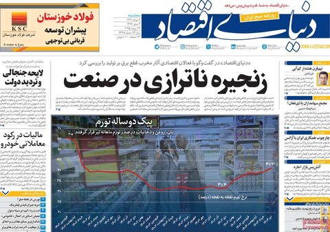 صفحه اول روزنامه‌های سه شنبه 7 مرداد