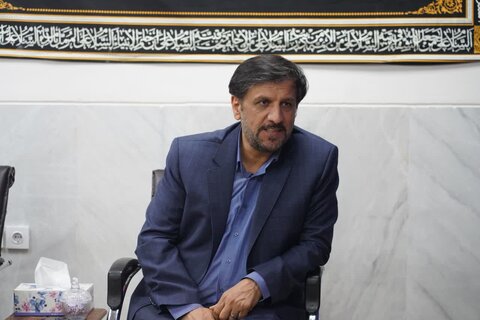 تصاویر دیدار دکتر زهره‌ای معاون برنامه‌ریزی و توسعه منابع ستاد امر به معروف و نهی از منکر کشور با نماینده ولی فقیه در استان لرستان