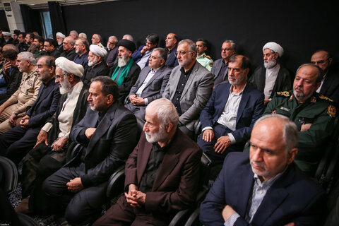 تصاویر/ مراسم بزرگداشت شهدای جنگ تحمیلی اخیر با حضور رهبر معظم انقلاب
