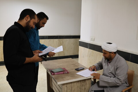 تصاویر| امتحان درس خارج در مدرسه علمیه امیرالمومنین(ع) بیرجند