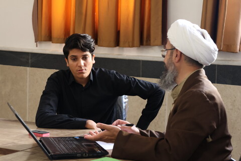 تصاویر| امتحان درس خارج در مدرسه علمیه امیرالمومنین(ع) بیرجند