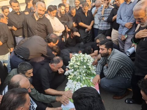 تصاویر/مراسم تشییع پیکر مطهر شهیدکباری در کاشان