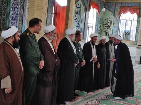 تصاویر/ مراسم تکریم و معارفه فرمانده حوزه مقاومت بسیج طلاب شهید جوکار شهرستان ملایر