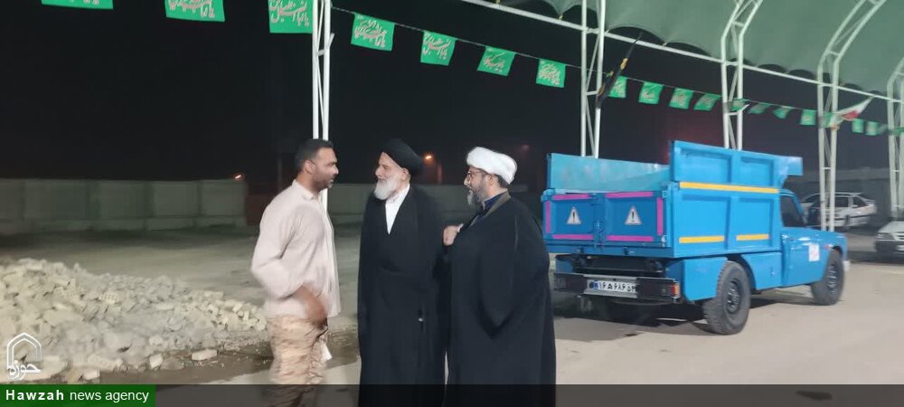 بازدید میدانی امام جمعه اهوز از وضعیت خدمت‌دهی به زائران اربعین در چذابه + تصاویر