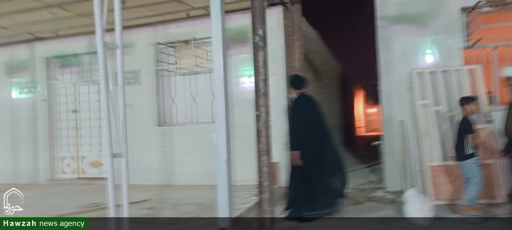 بازدید میدانی امام جمعه اهوز از وضعیت خدمت‌دهی به زائران اربعین در چذابه