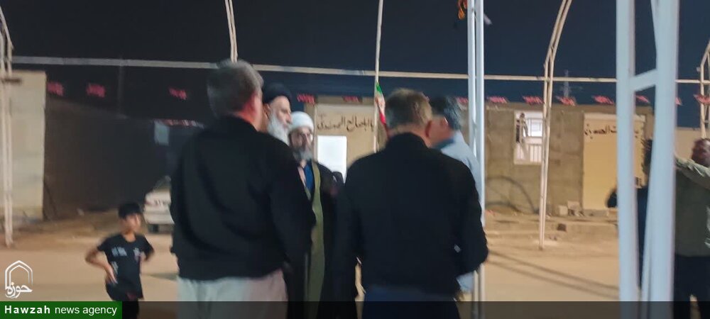 بازدید میدانی امام جمعه اهوز از وضعیت خدمت‌دهی به زائران اربعین در چذابه