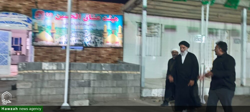 بازدید میدانی امام جمعه اهوز از وضعیت خدمت‌دهی به زائران اربعین در چذابه