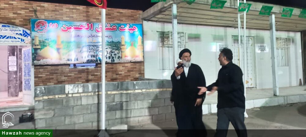بازدید میدانی امام جمعه اهوز از وضعیت خدمت‌دهی به زائران اربعین در چذابه