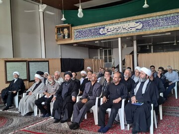 تصاویر/ عزاداری شهادت حضرت رقیه (س) از طرف نماینده ولی‌فقیه در منطقه کاشان