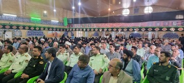 برگزاری مراسم «یادبود شهدا و پایبندی ملت ایران به اقتدار و مقاومت» در سی‌سخت+ فیلم و عکس