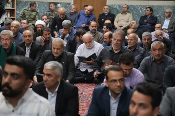 تصاویر / مراسم یادبود مرحوم نیکبخت استاندار سابق همدان