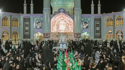 تصاویر/در آستانه شهادت دختر سه ساله حضرت اباعبدالله الحسین (ع) سفره حضرت رقیه (س) در نجف ایران