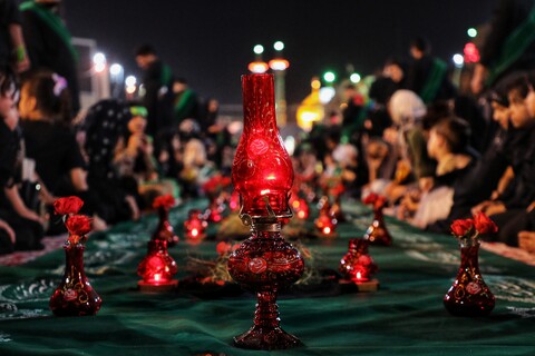 تصاویر/ بزرگترین سفره جهاتی حضرت رقیه (س)