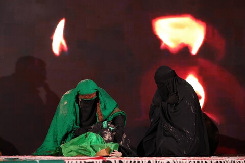 تصاویر/ بزرگترین سفره جهاتی حضرت رقیه (س)