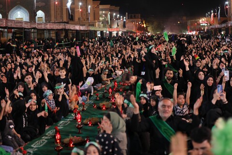 تصاویر/ بزرگترین سفره جهاتی حضرت رقیه (س)