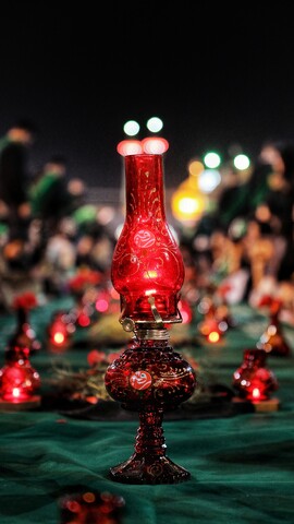 تصاویر/ بزرگترین سفره جهاتی حضرت رقیه (س)