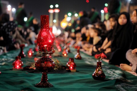 تصاویر/ بزرگترین سفره جهاتی حضرت رقیه (س)