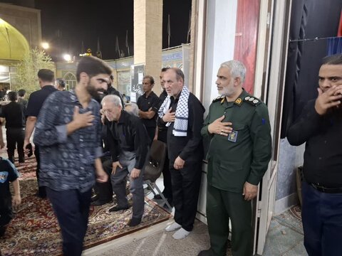 تصاویر/ مراسم گرامیداشت بسیجی شهید علی کباری،در کاشان