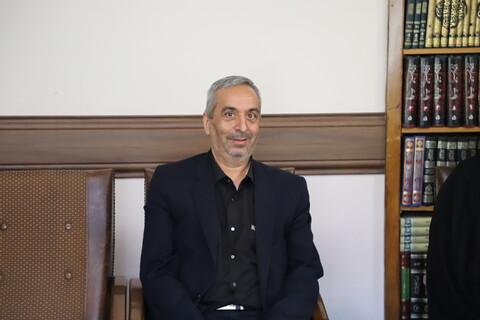 تصاویر | دیدار مدیر دفتر نمایندگی ولی فقیه در جمهوری آذربایجان  با نماینده ولی فقیه در استان آذربایجان شرقی