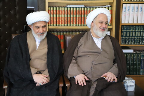 تصاویر | دیدار مدیر دفتر نمایندگی ولی فقیه در جمهوری آذربایجان  با نماینده ولی فقیه در استان آذربایجان شرقی