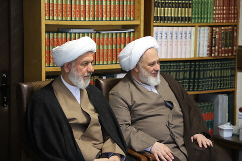 تصاویر | دیدار مدیر دفتر نمایندگی ولی فقیه در جمهوری آذربایجان  با نماینده ولی فقیه در استان آذربایجان شرقی