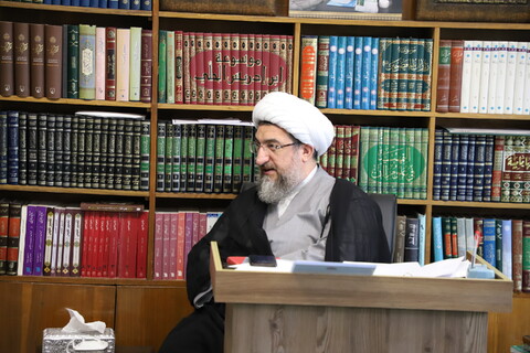 تصاویر | دیدار مدیر دفتر نمایندگی ولی فقیه در جمهوری آذربایجان  با نماینده ولی فقیه در استان آذربایجان شرقی