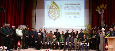 تصاویر/ آیین تکریم و نکوداشت خادمان و خدمتگزارن مجالس حسینی