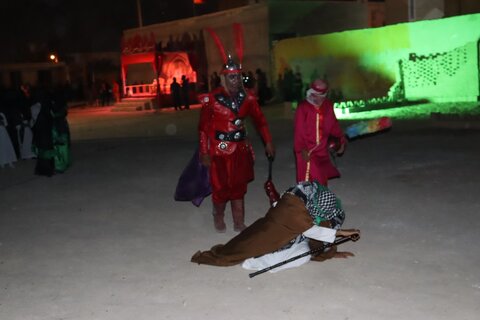 تصاویر/ تعزیه خرابه شام در دیّر