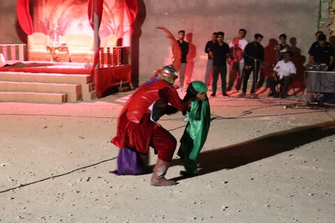 تصاویر/ تعزیه خرابه شام در دیّر