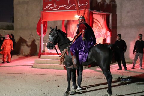 تصاویر/ تعزیه خرابه شام در دیّر