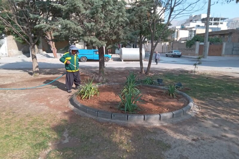 احداث زمین فوتبال جوانان شهرک جهاد کرمانشاه آغاز شد+ تصاویر