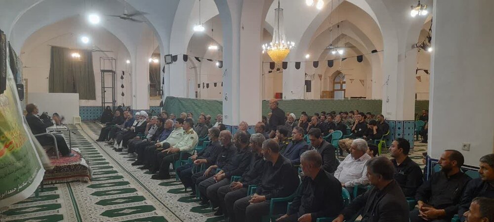 مراسم اربعین شهدای طریق القدس در ابوزیدآباد آران و بیدگل برگزار شد