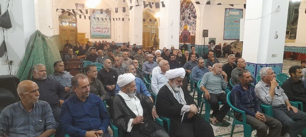 مراسم اربعین شهدای طریق القدس در ابوزیدآباد آران و بیدگل برگزار شد