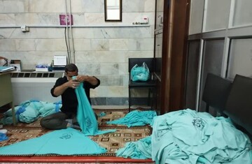 شال‌های عاشورایی در دل بسته های زائران؛ نماد انسجام و عهد با مسیر نور