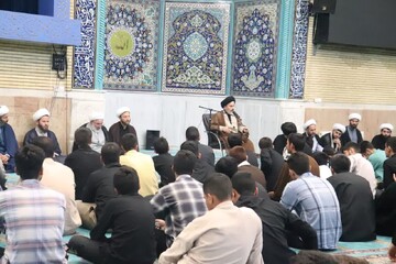 تصاویر/ سخنرانی نماینده ولی فقیه در آذربایجان‌غربی در جمع طلاب جدید الورود حوزه علمیه استان