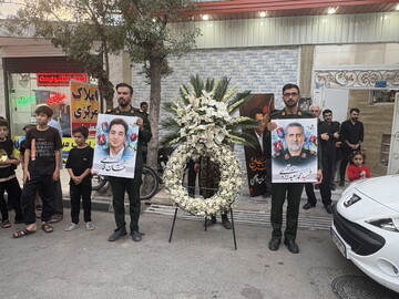 تصاویر / مراسم اربعین شهید ایزدی " حاج رمضان " و شهید احسان قاسمی