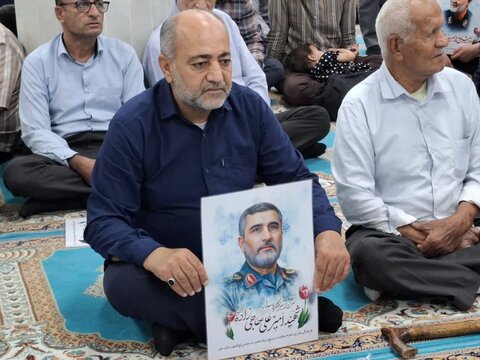 تصاویر/ برگزاری مراسم چهلم شهدای اقتدار در جم