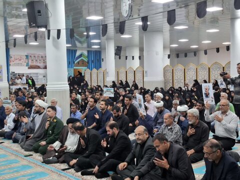 تصاویر/ برگزاری مراسم چهلم شهدای اقتدار در جم