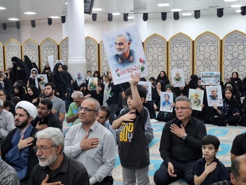 تصاویر/ برگزاری مراسم چهلم شهدای اقتدار در جم