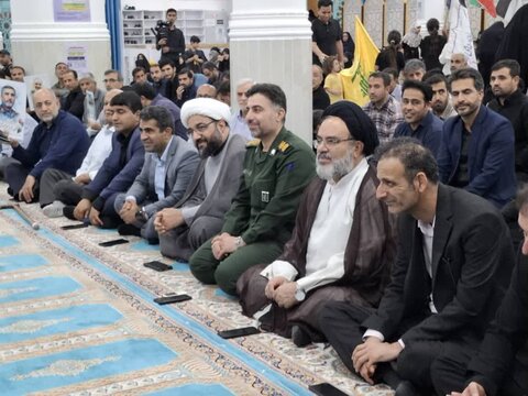 تصاویر/ برگزاری مراسم چهلم شهدای اقتدار در جم